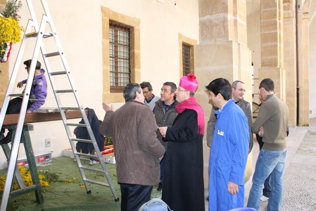 la visita del Vescovo