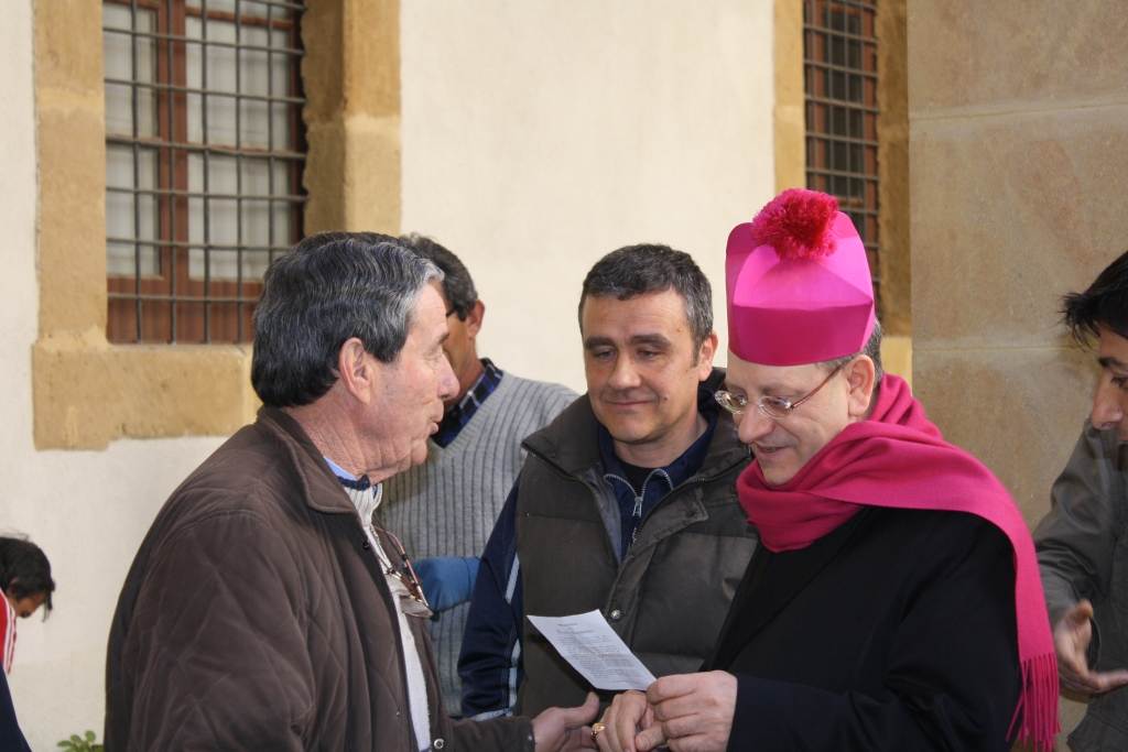 la visita del Vescovo